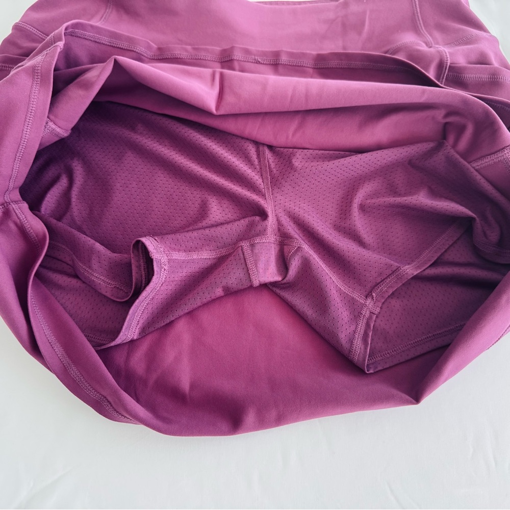 Skechers Womens Go Flex Go Walk High Waisted Skort Size XL Burgundy Red #118930 - Picture 5 of 10
